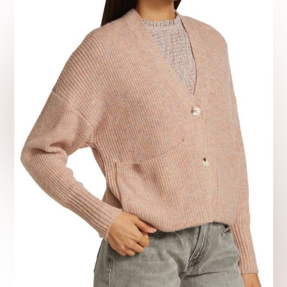 Munthe Reese Button-Front Cardigan Women's US Size L UK Size 42